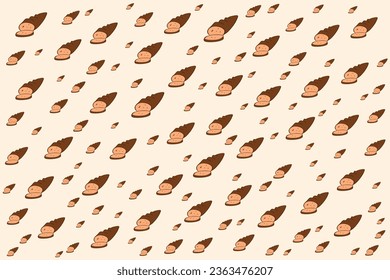 Fondo de diseño de patrones de alimentos orgánicos