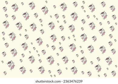 Organic Food pattern design background