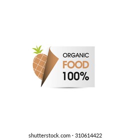 Organic food pineapple