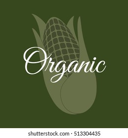 organic food product icon vector illustration graphic design