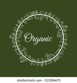 organic food product icon vector illustration graphic design