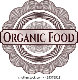 Organic Food rosette
