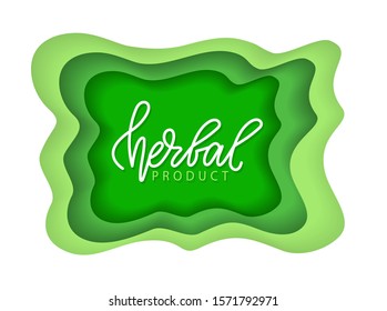 Organic food and supplies vector, isolated set of green logotypes, foliage vegetal elements, apple and plants with leaves natural meal and ingredients