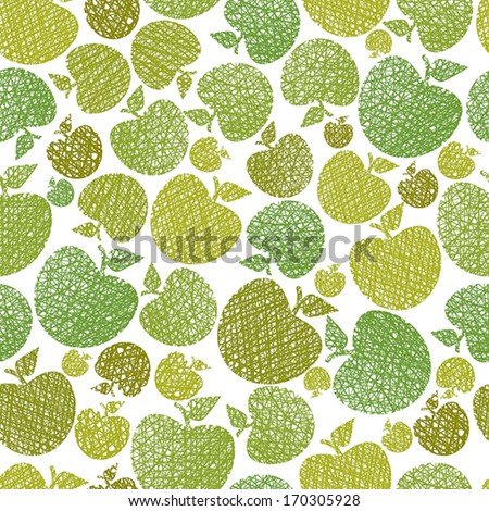 Similar – Image, Stock Photo Decorative apple leaf on red maple leaves