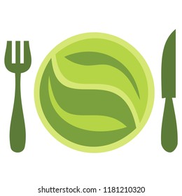 Organic food. Vector illustration