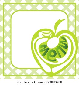 Organic food vector illustration