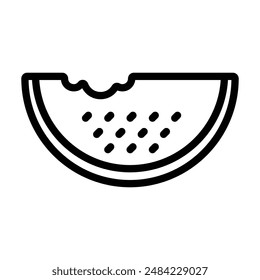 Organic food waste icon design in filled and outlined style