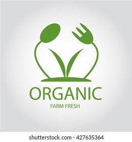 Organic Fresh vector , Graphic Design