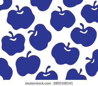 Organic Fruit and Vegetable Silhouette Collection – Botanical Food Vector Set