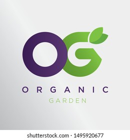 ORGANIC GARDEN Logo - Vector Logo - Bio