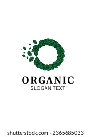 Organic, Go organic, natural logo vector