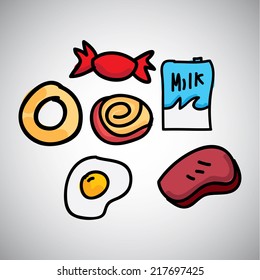 organic graphic design , vector illustration