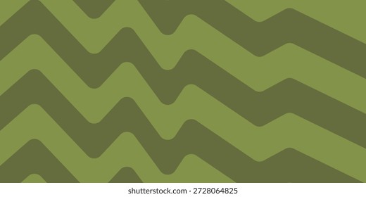 Textura abstracta ondulada verde orgánica de las líneas del zigzag