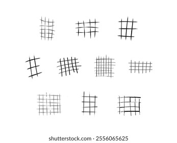 Organic Grid Design Element Set 