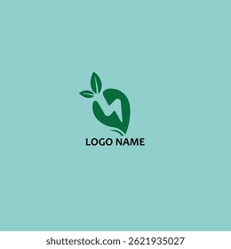 Organic growth with leaf symbol