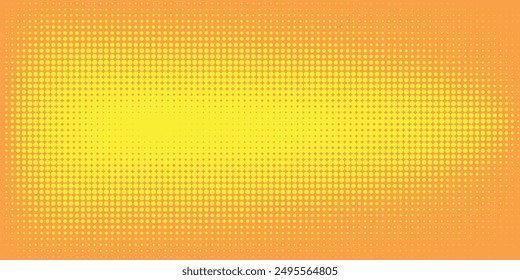 Organic halftone dots. Green geometric gradient for pop art designs. Geometric vintage monochrome fade wallpaper. Pop art print. Dotted geometric retro pattern. Comic halftone background.