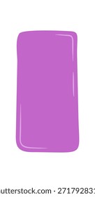Insignia de cita de rectángulo dibujado a mano orgánico con forma de fluido irregular y forma de gota. Etiqueta Abstractas con el fondo del doodle, perfecto como memo, etiqueta engomada o Plantilla para el texto creativo.