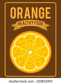 organic healthy food design , vector illustration