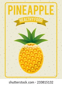 organic healthy food design , vector illustration