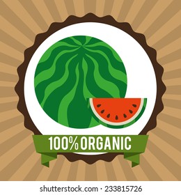 organic healthy food design , vector illustration