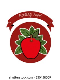 organic and healthy food design, vector illustration eps10 graphic 