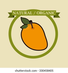organic and healthy food design, vector illustration eps10 graphic 