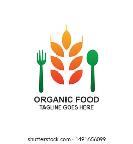 Organic Healthy Food Logo Design