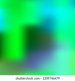 Organic holographic background. Foil green and blue texture. Abstract soft pastel colors backdrop.Trendy creative vector cosmic gradient. Vibrant print illustration. Creative neon template for banner