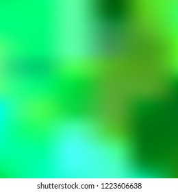 Organic holographic background. Foil green and blue texture. Abstract soft pastel colors backdrop.Trendy creative vector cosmic gradient. Vibrant print illustration. Creative neon template for banner