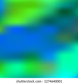 Organic holographic background. Foil green and blue texture. Abstract soft pastel colors backdrop.Trendy creative vector cosmic gradient. Vibrant print illustration. Creative neon template for banner
