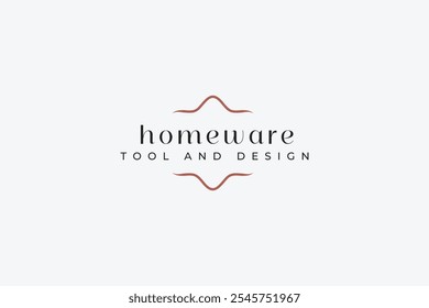 organic homeware too and design logo vector ideas with minimalist, luxury and elegant styles isolated on white background. creative retro homeware logo icon vector design template