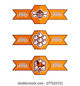 Organic honey labels