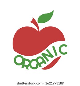 Organic icon. Flat style. Isolated on white background. 
