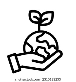 ícono orgánico , save world , eco de tierra
