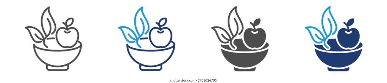 organic icon set multiple style