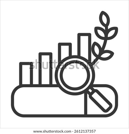 Organic Icon Vector Illustration Outline