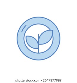 Organic Icon vector stock illustration