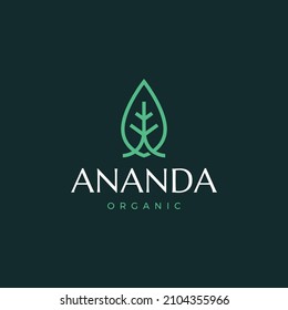 Organic Initial Logo Template for Company
