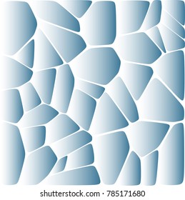 Organic Irregular Rounded Jumble Shapes. Abstract Geometric Background Design.