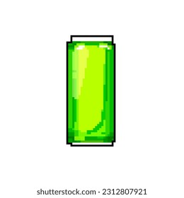 organic juice bottle game pixel art retro vector. bit organic juice bottle. old vintage illustration