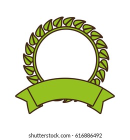 organic label emblem template image