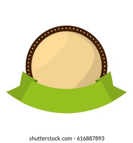 organic label emblem template image