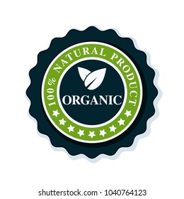 Organic label illustration