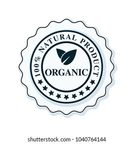 Organic label illustration