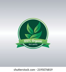 Organic label, Template logo design, Template mascot design