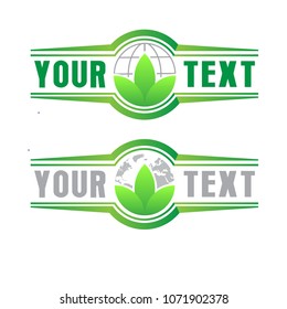organic leaf logo