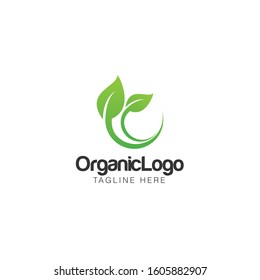 Organic Leaf Logo and Icon Vector Template