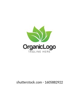 Organic Leaf Logo and Icon Vector Template