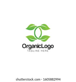 Organic Leaf Logo and Icon Vector Template
