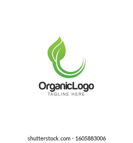 Organic Leaf Logo and Icon Vector Template